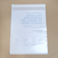 Sacs en papier glassine transparents à fermeture autocollante avec logo personnalisé, mini-sacs pour l'emballage et l'expédition de chaussures, de chaussettes et de vêtements