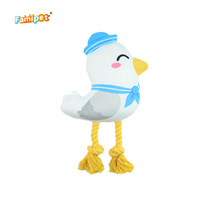 Famipet Fabricant Vente en gros personnalisée Nouveau thème estival Design mignon Jouet en peluche doux et froissé avec sonnette pour animaux de compagnie Ensemble de jouets couineurs pour chiens