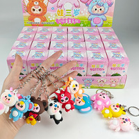 Venta al por mayor figuras Anime niñas lindas bebé tres niños caja ciega cajas misteriosas juguetes personalizados niños