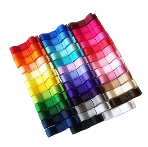 Jepit Rambut Logam Pita Grosgrain Poliester dengan Desain Jepit Buaya Perak untuk Pesta - Product Image 1
