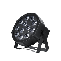 Projecteur LED plat pour scène, effet d'éclairage RGBW 4-en-1 DMX 512, idéal pour DJ, discothèque, fêtes, Noël, bars, clubs, mariages et spectacles
