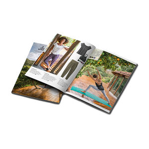 Brochure personalizzate per riviste in carta Kraft riciclata con stampa Offset di <span class=keywords><strong>arte</strong></span> aziendale con Logo di fantasia per imballaggi in cartone - Product Image 3