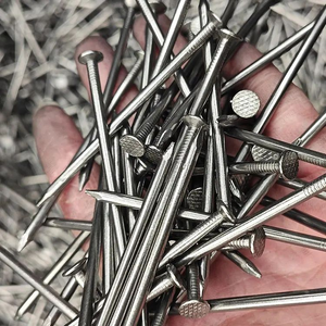 Clous en fer poli pour la construction, tailles 1''-8'', type à tige lisse avec pointe aiguë - Product Image 1