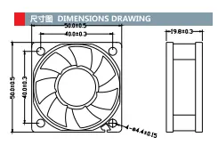 50mm Dc 12V Fan 50x50x20mm 5020 12v 24v Small Dc Brushless Computer Cpu Axial Fan Mini Powerful Air Cooler