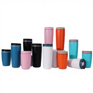 Nouvelle Tasse à Café Portable Moderne et Élégante en Acier Inoxydable, Thermos Créatif à Double Paroi, Isolation Thermique 6-12 Heures - Product Image 1