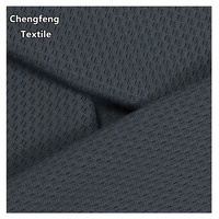 N1018 #   Tela Jacquard Elástica en Cuatro Direcciones de Nailon, Transpirable, con Orificios de Malla, Tejido de Punto por Urdimbre para la Confección de Camisetas Polo de Negocios y Pantalones Deportivos para Hombre