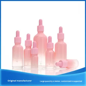 Màu Hồng Thủy Tinh Nhỏ Giọt Chai <span class=keywords><strong>5Ml</strong></span> 10Ml 15Ml 20Ml 30Ml 50Ml 100Ml Rỗng Mỹ Phẩm Tinh Dầu Chai Xách Tay Du Lịch Kích Thước - Product Image 3