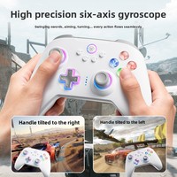 Manette de jeu sans fil AOLION AL-N10, joystick à double vibration, 2,4 GHz, compatible avec la console Switch Pro Lite