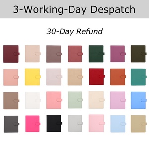 Yihe FB TK cuir <span class=keywords><strong>galet</strong></span> A5 plus large planificateur anneau Agenda classeur Inserts diviseur onglets/classeur poches 24 cahiers colorés existants - Product Image 3
