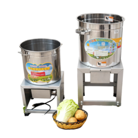 Broyeur de paille multifonctionnel en acier inoxydable 220V à moteur électrique pour l'usine de transformation des fruits
