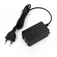 Adaptor injektor POE 30W, adaptor Tablet Android bertenaga baterai 10/100/1000m untuk rumah 48v 52v2a
