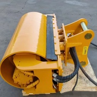 Compacteur à tambour vibrant pour excavatrice, fourni par l'usine, pour le compactage du sol