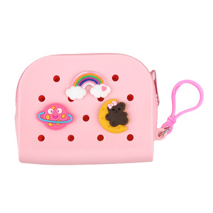 Portable Silicone Small Items Storage Bag Zipper Closure Candy <b>Square</b> Coin Purse Bank Card Earphones <b>Key</b> Lipstick Organizer - Product Image 5
