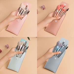 Juego <span class=keywords><strong>de</strong></span> Brochas <span class=keywords><strong>de</strong></span> <span class=keywords><strong>Maquillaje</strong></span> <span class=keywords><strong>de</strong></span> Viaje Premium Mini <span class=keywords><strong>de</strong></span> 8 Piezas, Cerdas Sintéticas Suaves Profesionales, Marca Privada, Logotipo Personalizado, OEM, Venta al Por Mayor - Product Image 3