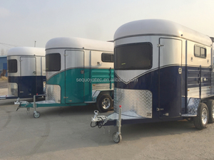 Chất lượng cao 2 Ngựa nổi 2 Ngựa Trailer chứng nhận adr (xuất khẩu sang Au, NZ, TH, RU) - Product Image 2