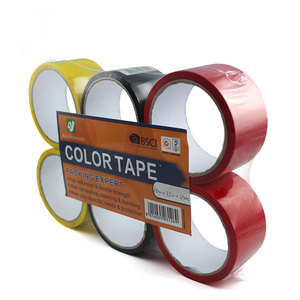 Strong Adhesion Waterproof BOPP Material Single Sided <b>Box</b> <b>Shipping</b> Adhesive Colored Packing Tape Custom Print Solid Sealing Tape - Product Image 5