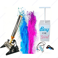 Canon à fumée professionnel 150W TNT pour révélation de sexe, grand lanceur de confettis à fumée pour baby shower, mariage, annonce de sexe, fête