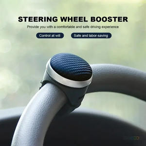 Bouton de <span class=keywords><strong>volant</strong></span> de voiture SIlicone Wheel <span class=keywords><strong>Spinner</strong></span> Rotation en forme de boule Roulement Power Handle One <span class=keywords><strong>Hand</strong></span> Steering Boost Automobile Part - Product Image 4