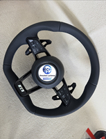 Volant sport en cuir suédé de qualité supérieure pour Volkswagen Golf 7 GTI Passat B8 B9 Accessoire d'intérieur pour tuning automobile
