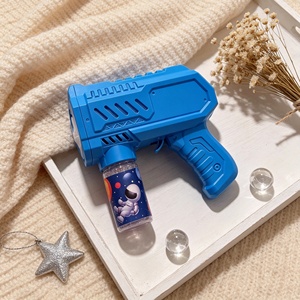Pistola de Burbujas Automática de Plástico Azul Marca Maple con Luz LED, Juguete de Burbujas para Adolescentes y Adultos, Recuerdo de Fiesta - Product Image 4