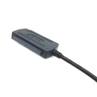 Cable Adaptador USB 2.0 3 en 1 SATA/PATA/IDE de 2.5/3.5 Pulgadas para Unidades de Estado Sólido, 0.2m, Plástico, para Computadoras