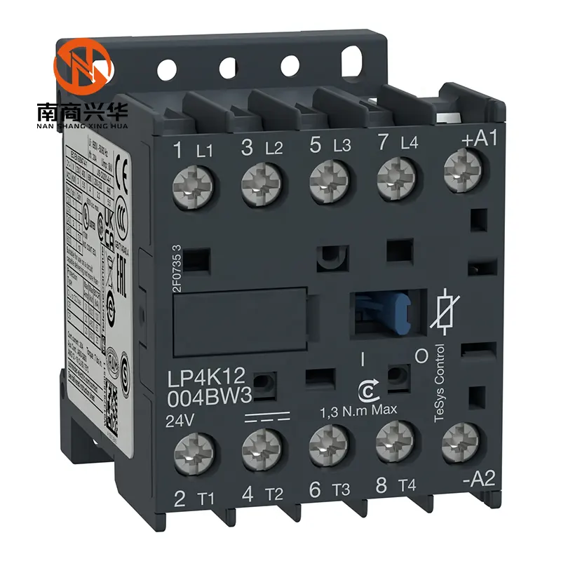 LP4K12004BW3低電力DC制御四重極接触器12A24VDCワイド電圧コイル