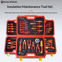 Ensemble d'outils isolés VDE en acier inoxydable 1000V pour électricien professionnel, 25 pièces, OEM