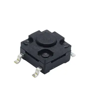 Interruptor táctil SMD TS66TPFS, impermeable, 6x6mm, SMT, 4 pines