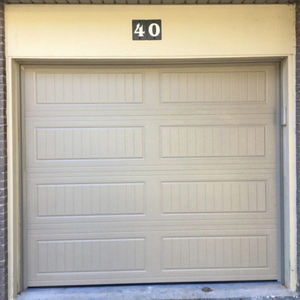 Puertas de garaje automáticas de acero de alta calidad de diseño moderno con superficie terminada de control remoto <span class=keywords><strong>para</strong></span> aplicación de Villa - Product Image 1