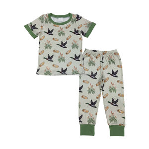 Vêtements pour filles en camouflage marron avec broderie BIG BROTHER, en spandex/coton biologique doux, mode bébé, vente en gros, nouvelle boutique, usine - Product Image 5