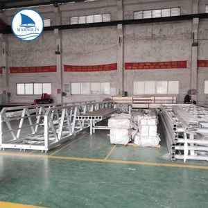 Los barcos <span class=keywords><strong>de</strong></span> fibra <span class=keywords><strong>de</strong></span> vidrio <span class=keywords><strong>de</strong></span> pesca barco pontón <span class=keywords><strong>de</strong></span> aluminio pontón flotante cubiertas <span class=keywords><strong>para</strong></span> barco - Product Image 5