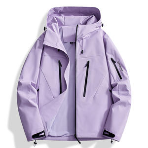 Logotipo bordado Arco Parejas Rompevientos al aire libre Jas Hombres Mujeres Montañismo Chaqueta a prueba de viento Unisex - Product Image 6