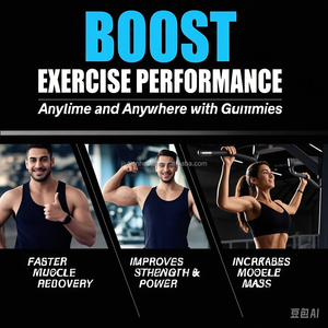 Gummie 1250mg di creatina monoidrato Halal GMP 120 contare integratore energetico senza zucchero per adulti vitamine OEM personalizzate - Product Image 3