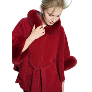 Women Elegant Faux Fur <b>Shawls</b> with Sleeve Belt Flurry Winter Warm Cloak Fashion <b>Shawl</b> Wrap for <b>Wedding</b> Cocktail - Product Image 5