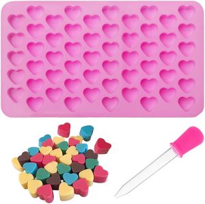 Molde de Silicona para Hornear en Forma de Corazón, de Grado Alimenticio, con Logotipo Personalizado, Precio de Fábrica, para Suministros de Repostería de Marca - Product Image 1