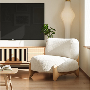 <span class=keywords><strong>Chaise</strong></span> <span class=keywords><strong>longue</strong></span> moderne en <span class=keywords><strong>peluche</strong></span> Wabi-Sabi Confort élégant pour les espaces de vie contemporains - Product Image 4