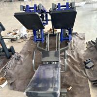 Presse à jambes isolatérale à charge libre en acier réglable pour entraînement de force des jambes, équipement de gym commercial, musculation sécurisée