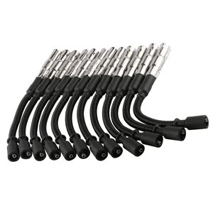 Bbmart Auto pièces de voiture de rechange fil de bougie d'allumage 1121500118 câble d'allumage 44cm pour Mercedes Benz classe C classe E Ml <span class=keywords><strong>Slk</strong></span> <span class=keywords><strong>320</strong></span> acier - Product Image 1