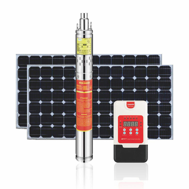 CHIMP Bomba De Agua Solar Dc Pumps Submersible Deep Well Water Pump for Agriculture