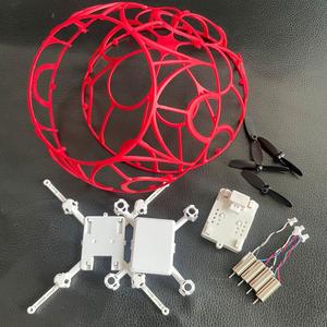 Pièces de drone de compétition pour football aérien : moteur en plastique, batterie, couvercle de protection, pale de ventilateur, hélice - Product Image 2