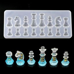 Pequeña cantidad de pedido Diseño especial Antiadherente Fácil liberación Ajedrez Resina Molde Silicona Piezas de ajedrez Moldes - Product Image 6