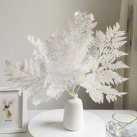 Fougère Arachniodes du Yunnan stabilisée, frondes de fougère séchées, préservées aux conservateurs chimiques longue durée pour la décoration intérieure et les arrangements de Noël