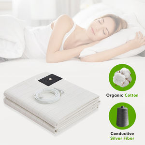 環境に優しい5%銀配合アースシート、静電気防止導電性、炎症軽減、家庭用アース接続ベッドシーツ - Product Image 5
