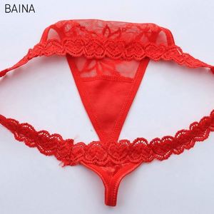Culottes string en dentelle pour femmes, motif floral, taille basse, lingerie sexy, string en dentelle cils et cœur - Product Image 4