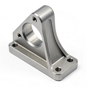 CNC Custom Machined Aluminum Mounting Bracket Precision Metal Component for Industrial Applications Milling Services - Product Image 4