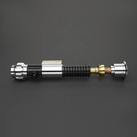Pedang Laser Obi-Wan Kenobi Nexussabers, Gagang Logam, Berat, Untuk Duel, Warna Berubah Tak Terbatas, Pedang Laser Gagang Logam, Mainan Cosplay