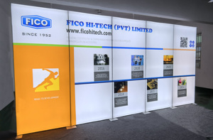 Led quảng cáo lightbox đứng triển lãm khung nhôm với 80 mét căng thẳng vải triển lãm thương mại triển lãm gian hàng hiển thị - Product Image 5