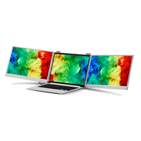 Moniteur portable léger de style nouveau, 15,6 pouces, 16 pouces, interface Type-C, IPS, option triple écran double pour extension d'écran d'ordinateur portable