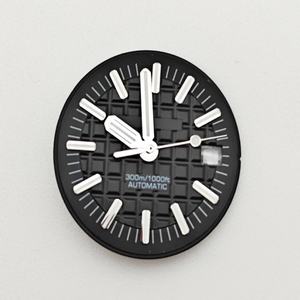 Boîtier de montre personnalisé 30 mm, cadran de montre avec échelle, cercle d'ombre intérieur, aiguille argentée, luminescence verte, accessoires de modification de montre - Product Image 5