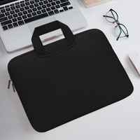 Sac pour ordinateur portable élégant et léger en polyester avec pochette pour tablette imperméable, résistante aux chocs et aux chutes, et protection rembourrée doublée de polaire
